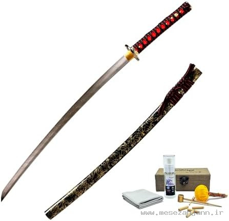 شمشیر سامورایی تیغه دمشقی 1 شمشیر سامورایی تیغه دمشقی