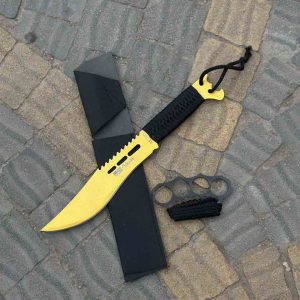 ست تخفیفی پنجه بوکس همراه با کارد شکاری AK150