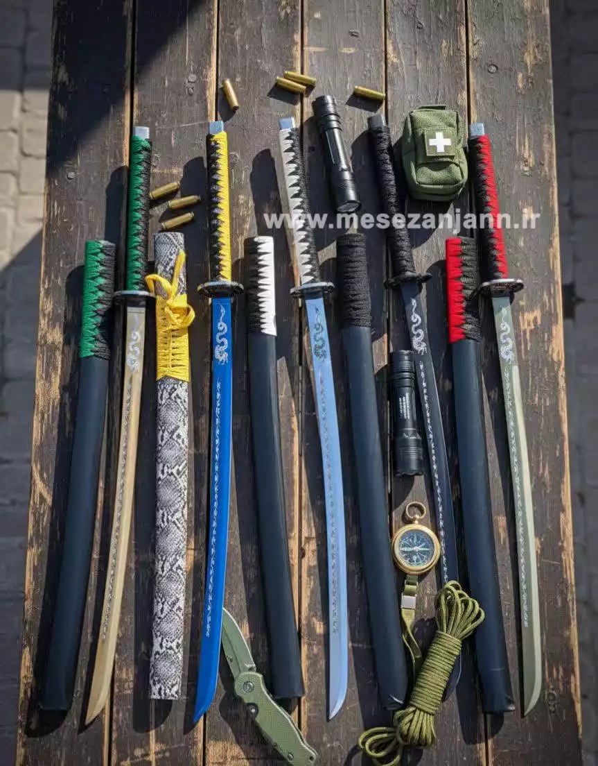 شمشیر سامورایی 1 متری مدل ژاپنی 1 شمشیر سامورایی 1 متری مدل ژاپنی