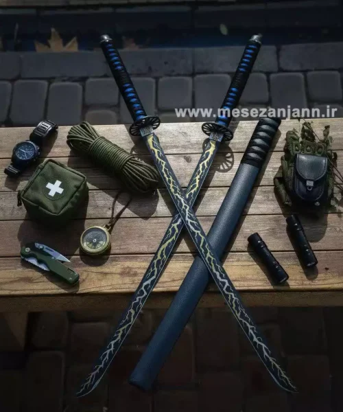 شمشیر سامورایی کاتانا Black And Blue