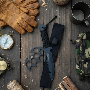 ست تخفیفی پنجه بوکس و چاقوی نظامی