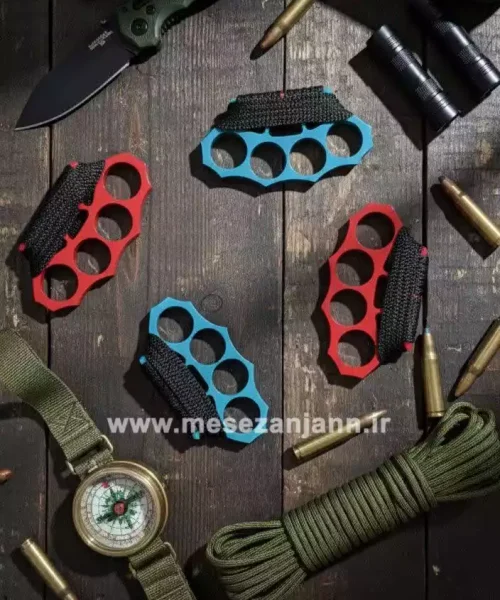 پنجه بوکس بند پیچ Red & Blue