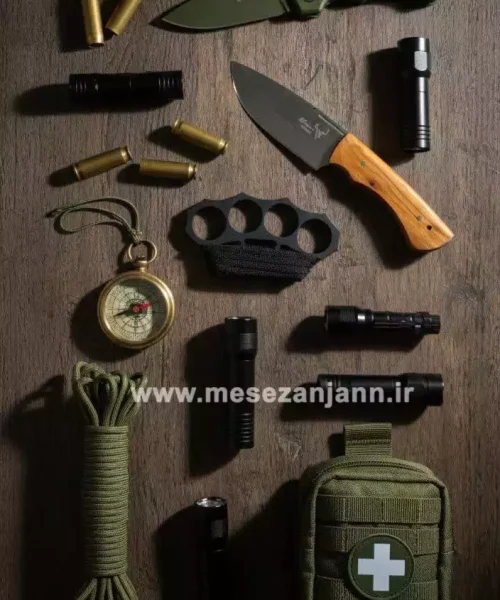 ست تخفیف دار پنجه بوکس همراه با کارد شکاری