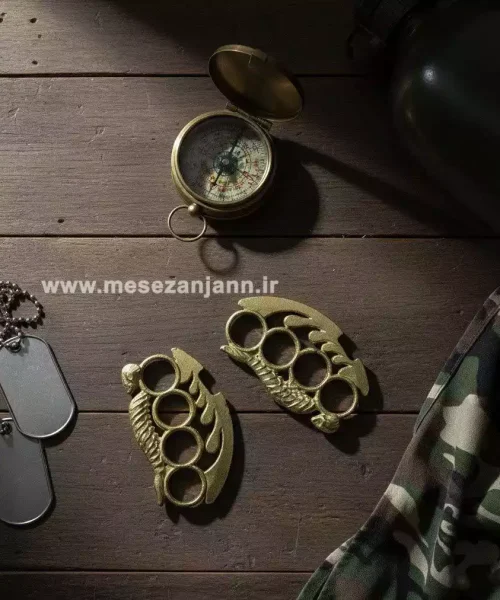 پنجه بوکس برنزی طرح دار