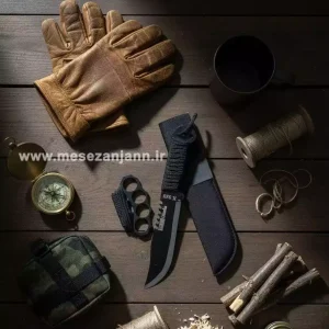 ست تخفیفی پنجه بوکس با چاقوی شکاری